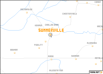 map of Summerville