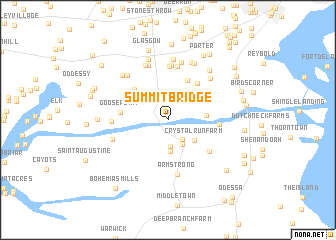 map of Summit Bridge