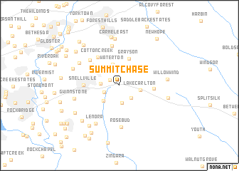 map of Summit Chase