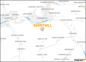 map of Summit Hill