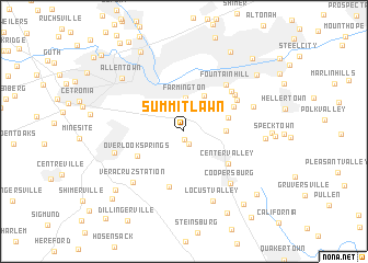 map of Summit Lawn