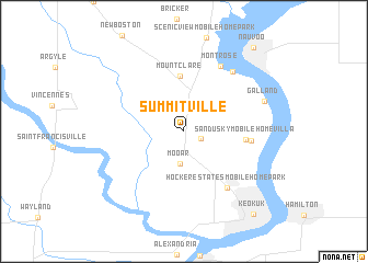 map of Summitville