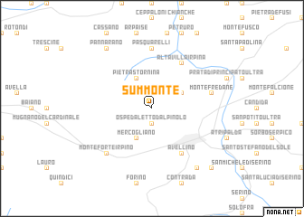 map of Summonte