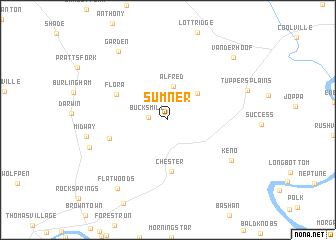 map of Sumner