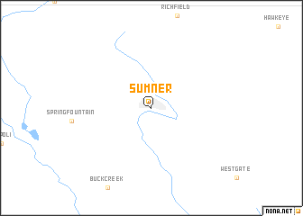 map of Sumner