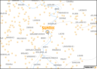 map of Šumnik