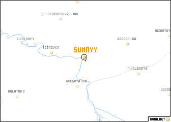 map of Sumnyy