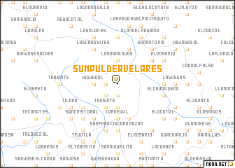 map of Sumpul de Avelares