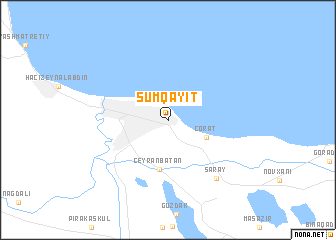 map of Sumqayıt