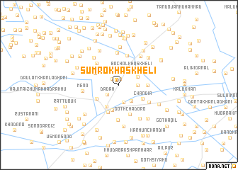 map of Sūmro Khāskheli