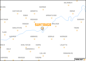 map of Sumtaw Ga