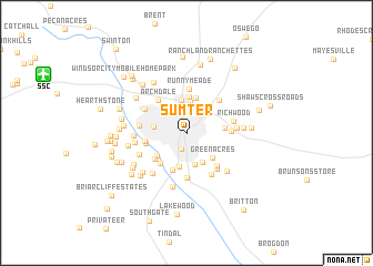 map of Sumter