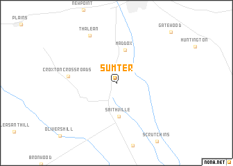 map of Sumter