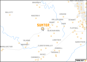 map of Sumter