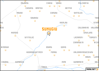 map of Şumugiu