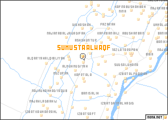 map of Sumusţā al Waqf