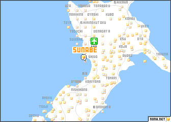 map of Sunabe