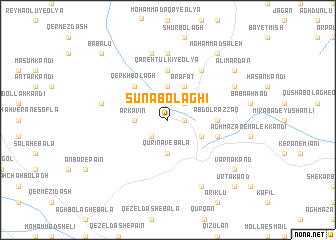 map of Şūnābolāghī