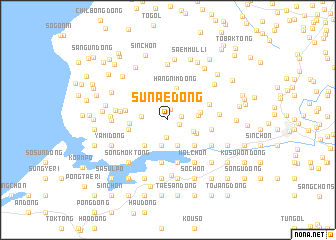 map of Sunae-dong