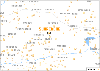 map of Sunae-dong