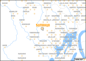 map of Sunahu 1