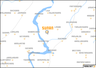 map of Sunan