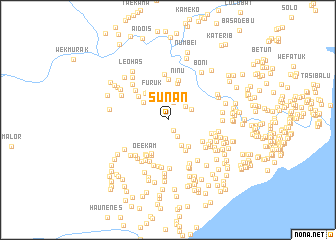 map of Sunan