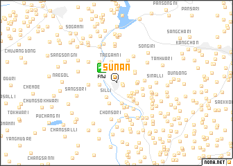 map of Sunan