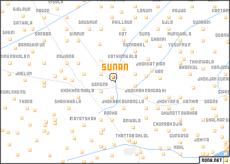 map of Sunān