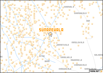 map of Sunārewāla