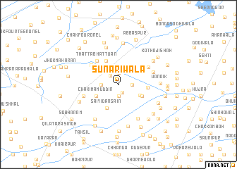 map of Sunāriwāla