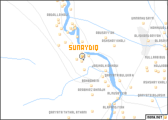 map of Şunaydīq