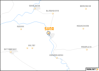 map of Suna