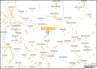 map of Sunbaki