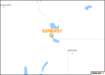 map of Sunburst