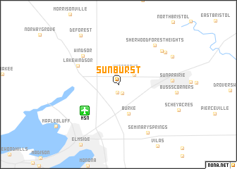 map of Sunburst