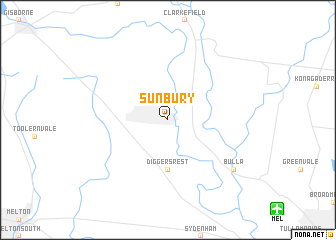 map of Sunbury