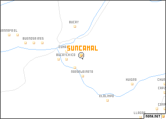 map of Suncamal