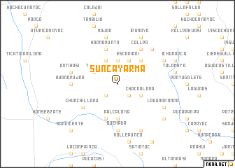 map of Suncayarma