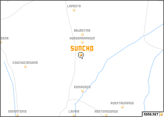 map of Suncho