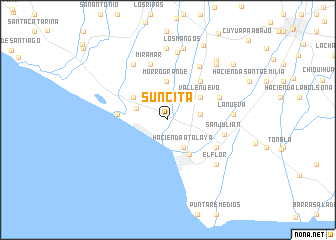 map of Suncita
