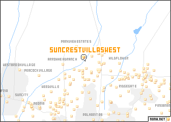 map of Suncrest Villas West