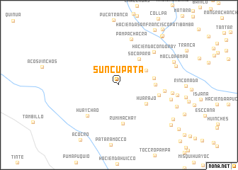 map of Suncupata