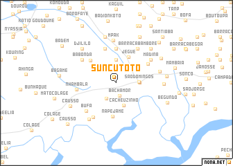 map of Suncutoto