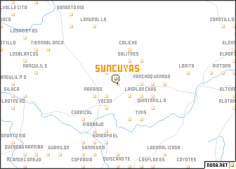 map of Suncuyas