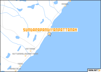 map of Sundarapāndiyanpattanam