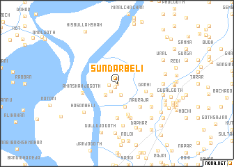 map of Sundar Beli
