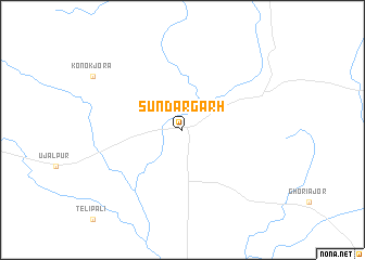 map of Sundargarh