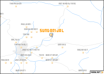 map of Sundarijal