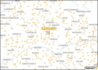 map of Šundari